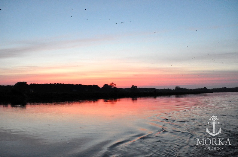 Zachód słońca i kormorany :-)